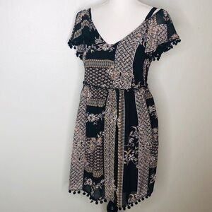 Bailey blue dress size small.  Cold shoulder,